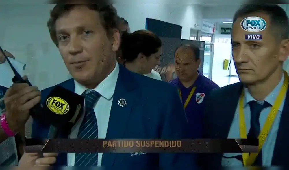 River vs Boca: presidente de la Conmebol confirmó suspensión del partido [VIDEO]