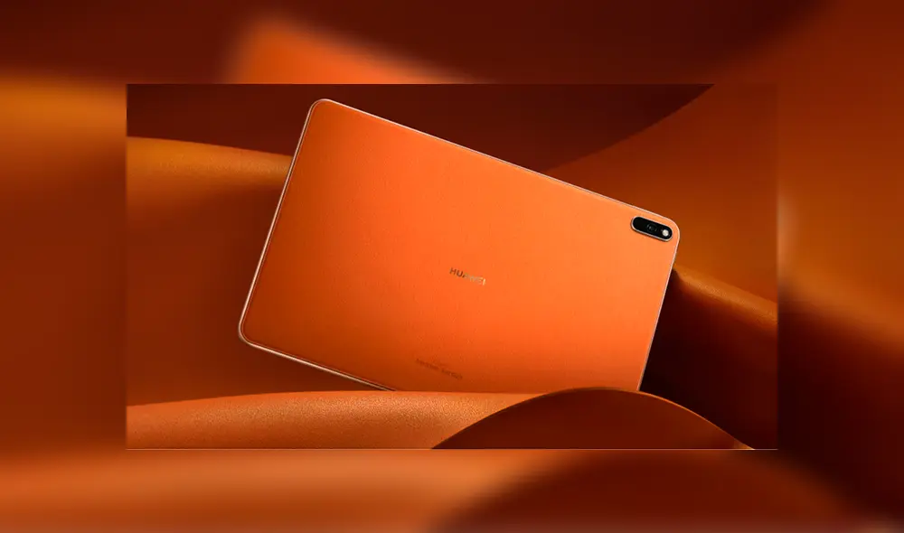 El Huawei MatePad Pro está disponible en color naranja.