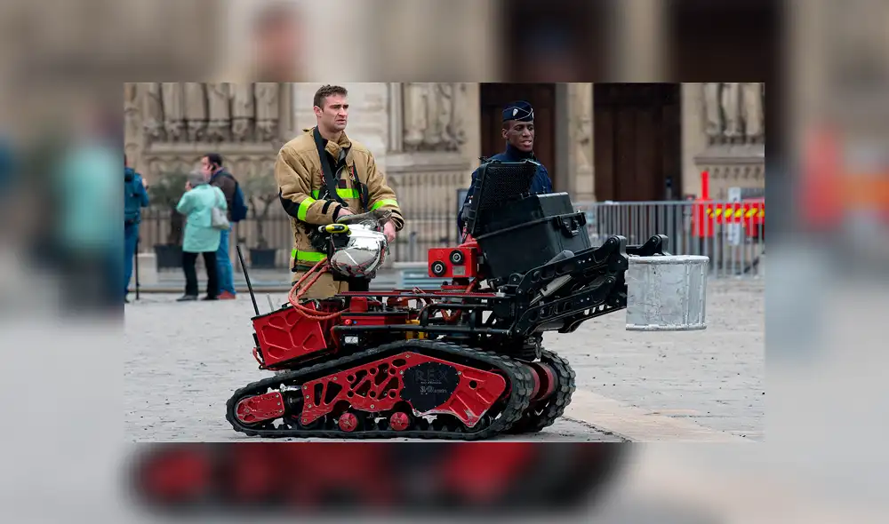 Notre Dame: conoce al robot 'Colossus', pieza clave que ayudó apagar el incendio