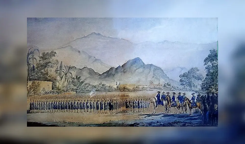 El paso del batallón Numancia a filas patriotas