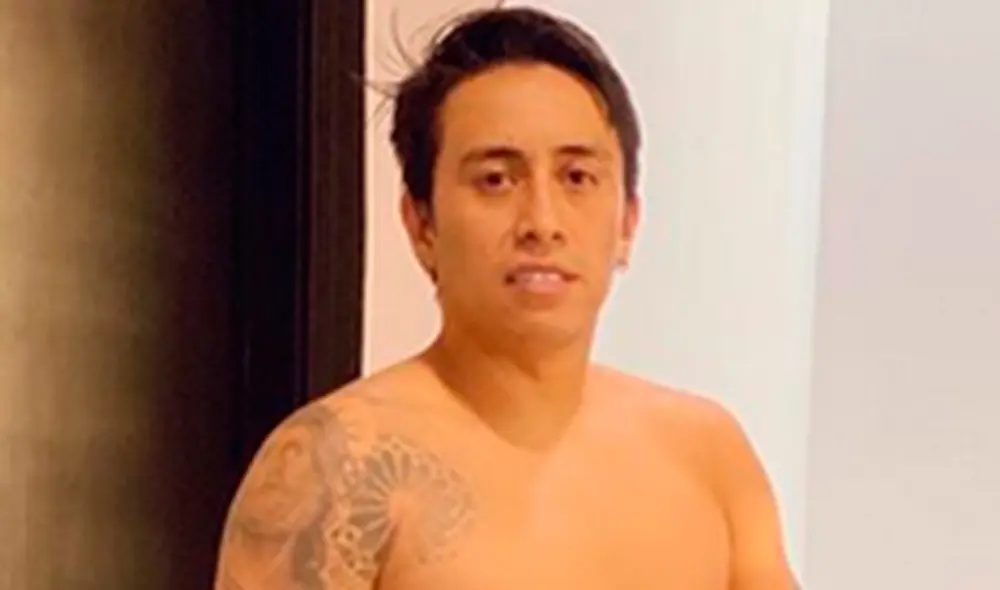 Christian Cueva mostró su estado físico a través de su Instagram oficial. (FOTO: Captura).