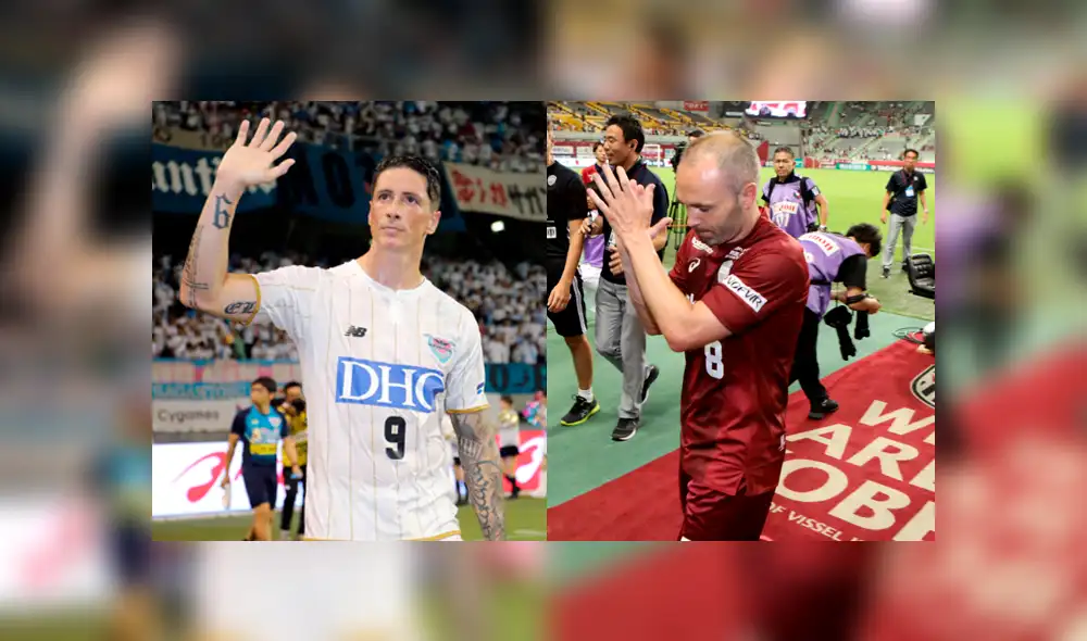 Iniesta y Torres debutaron con derrota en Japón