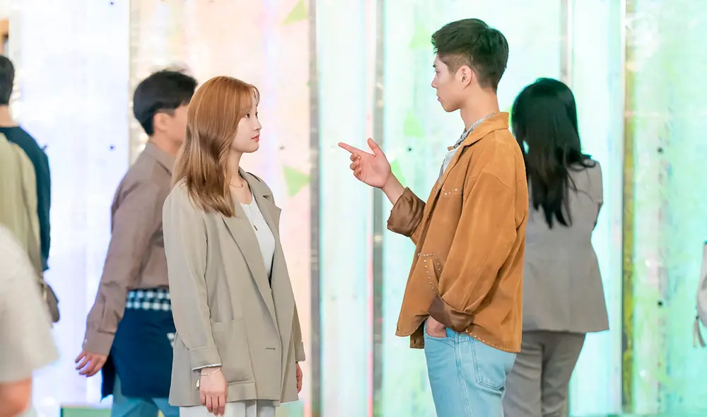 Park So Dam y Park Bo Gum en Record of youth. Foto: tvN