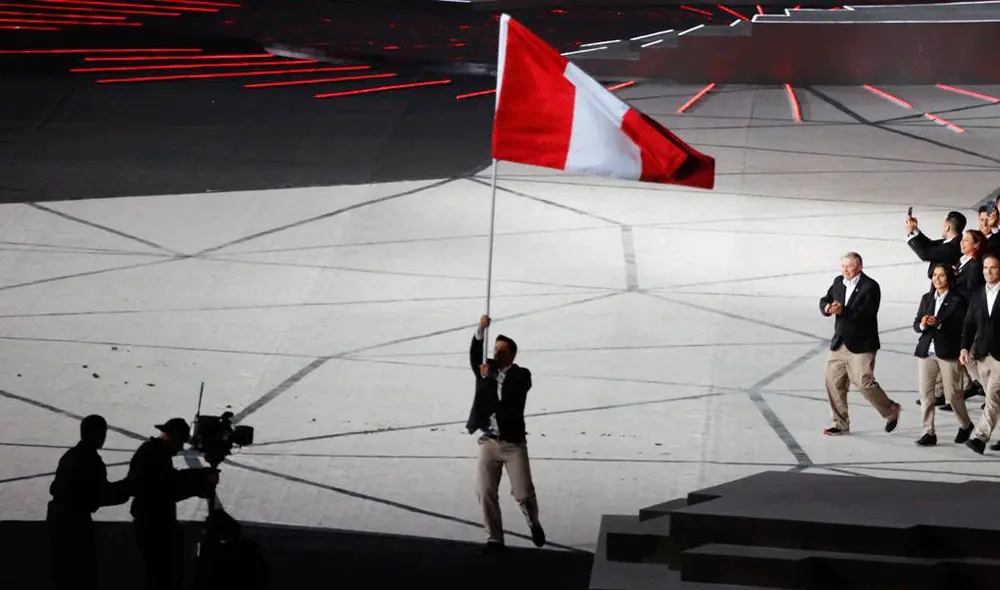 Delegación peruana en la ceremonia inaugural de los Juegos Panamericanos Lima 2019. | Foto: GLR Delegación peruana en la ceremonia inaugural de los Juegos Panamericanos Lima 2019. | Foto: GLR