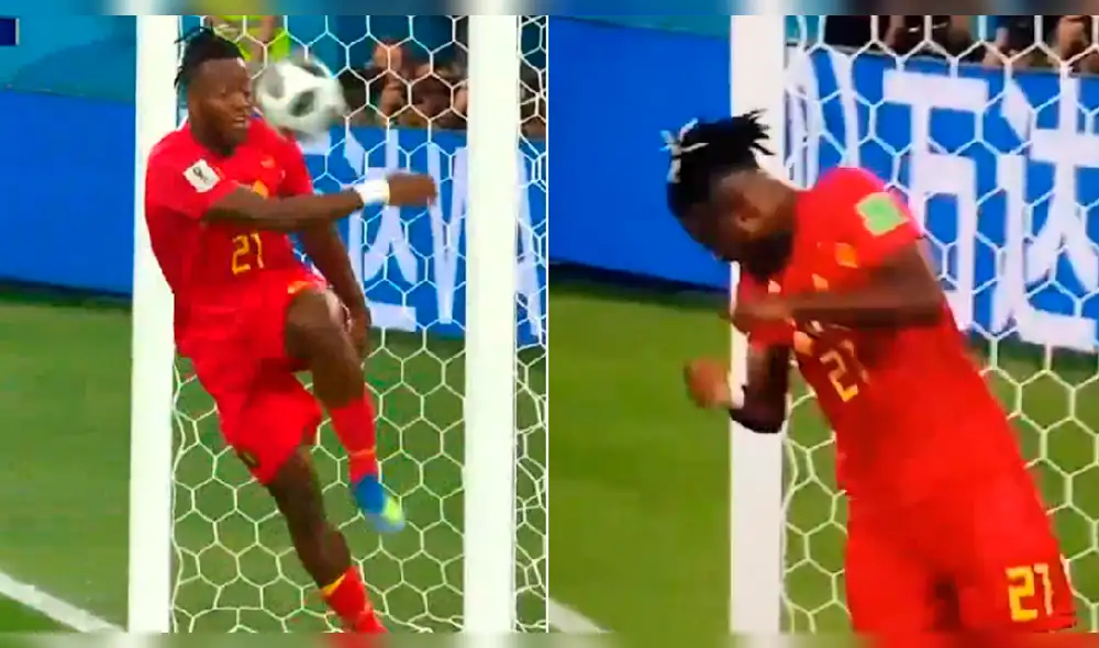 Batshuayi quiso celebrar el gol de Bélgica y terminó haciendo el ridículo [VIDEO]