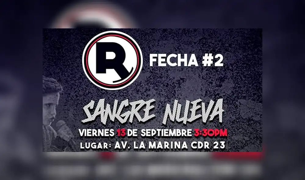 Este viernes 13 de setiembre se realizará la segunda fecha de Sangre Nueva en Raptonda. Este viernes 13 de setiembre se realizará la segunda fecha de Sangre Nueva en Raptonda.