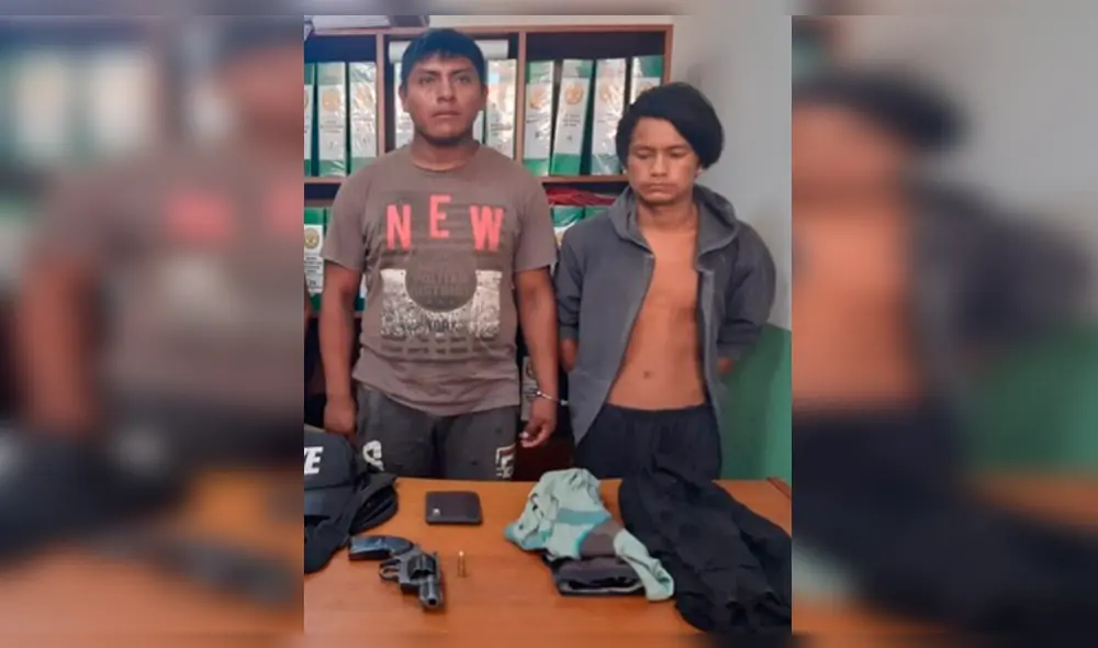 Detenidos no supieron explicar accionar y arma encontrada en pertenencias. Detenidos no supieron explicar accionar y arma encontrada en pertenencias.