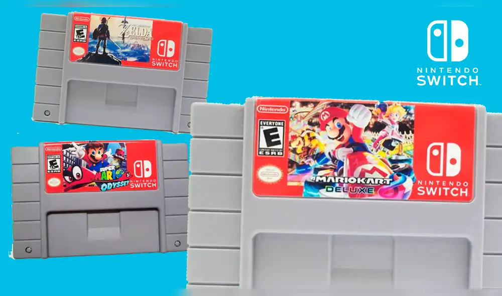 Ahora puedes guardar tus juegos de Nintendo Switch en cartuchos de Super Nintendo [FOTOS]