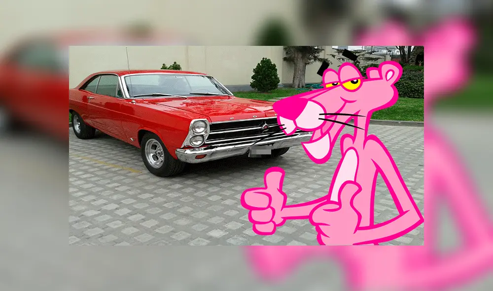 Facebook: Peruano "tunea" su auto inspirado en la Pantera Rosa y el resultado es insuperable [FOTO]