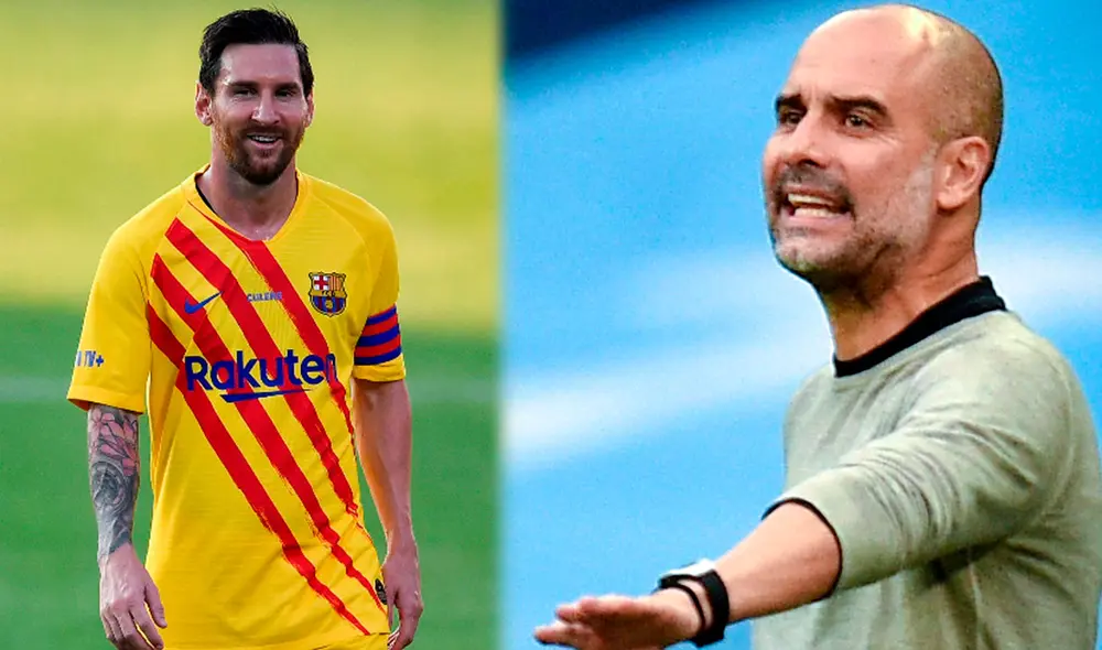 Pep Guardiola habló sobre la posible llegada de Messi. Foto: AFP Pep Guardiola habló sobre la posible llegada de Messi. Foto: AFP