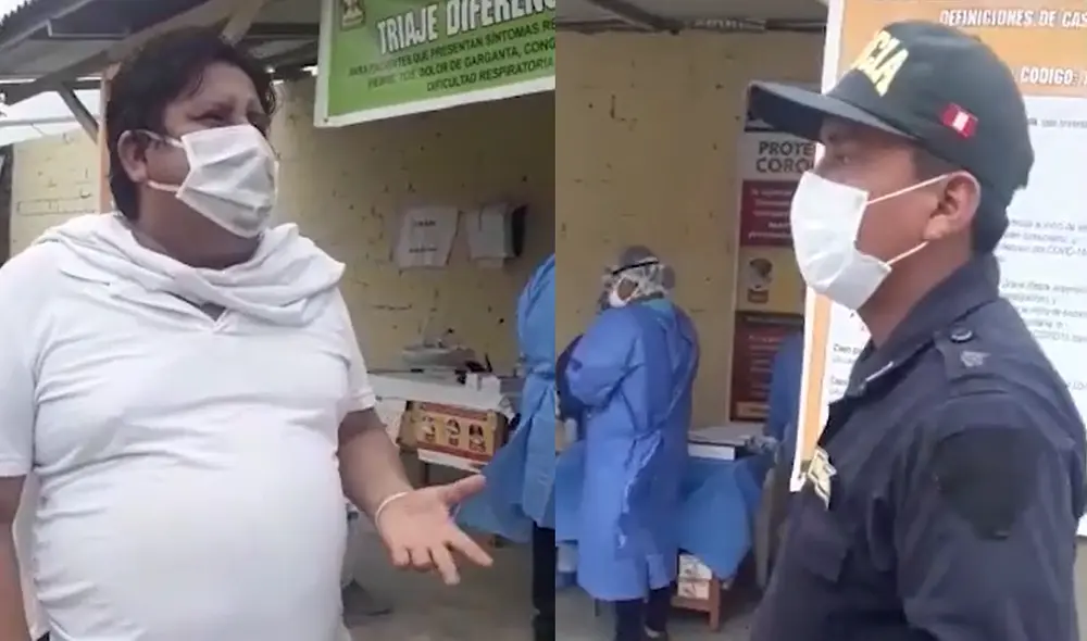 Glider Ushñahua pedía atención médica pero se la negaron. Foto: Captura video difusión. Glider Ushñahua pedía atención médica pero se la negaron. Foto: Captura video difusión.