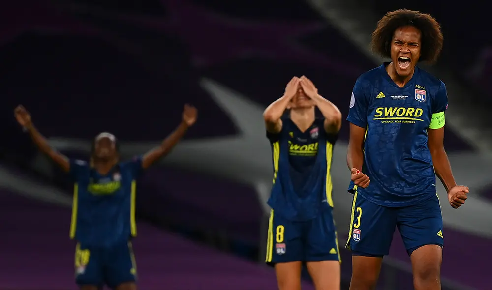 Lyon sumó el séptimo título de la Champions League Femenina tras ganar a Wolfsburgo. Foto: AFP Lyon sumó el séptimo título de la Champions League Femenina tras ganar a Wolfsburgo. Foto: AFP