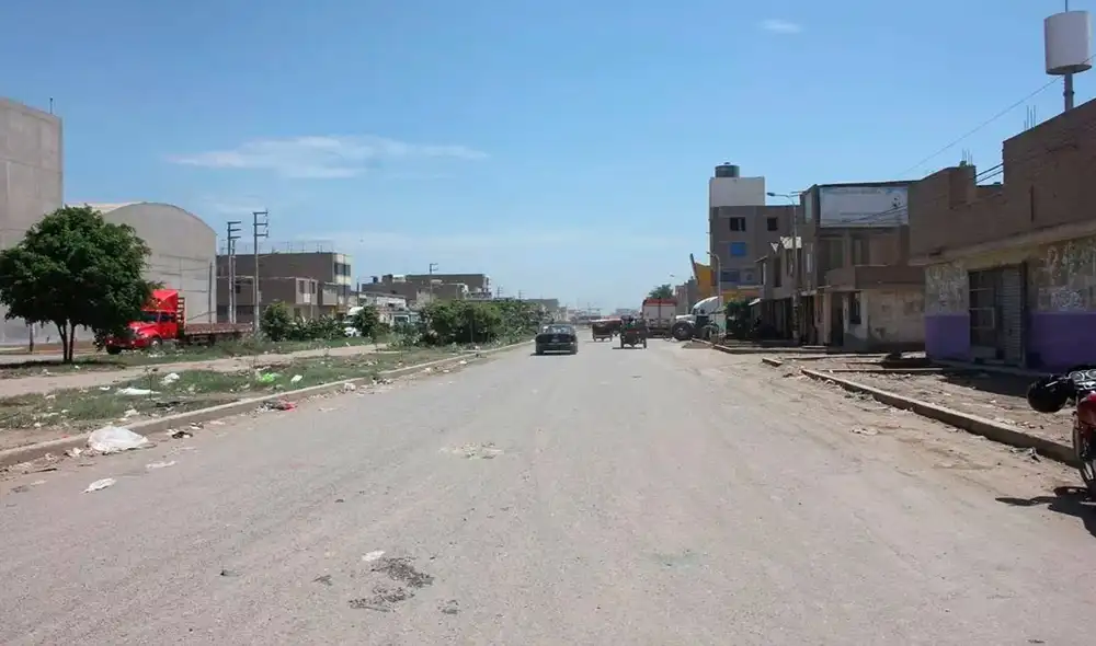 Obra de reconstrucción de la Av. Mariano Cornejo, en grave riesgo, según la Contraloría. (Foto: Municipalidad de José Leonardo Ortiz)
