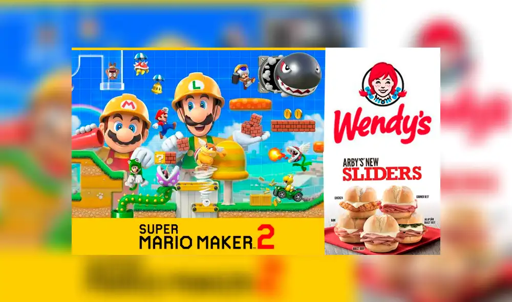 Al parecer, Super Mario Maker 2 se ha convertido en una auténtica red social y algunas marcas de cómida rápida están creando niveles para generar presencia.