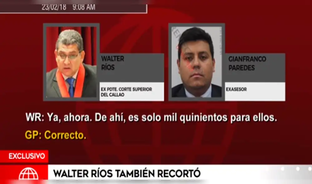 Walter Ríos ordenaba recorte de sueldos de trabajadores de Corte del Callao [VIDEO]