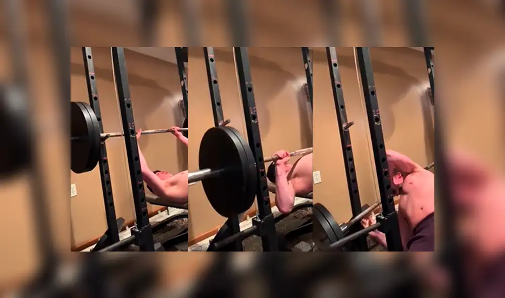 Tiktok viral: intenta presumir su nuevo gimnasio en casa y sufre terrible accidente que pudo costarle la vida