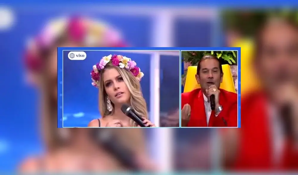 Brunella Horna lució desencajada tras predicciones de Reinaldo Dos Santos. Foto: Captura