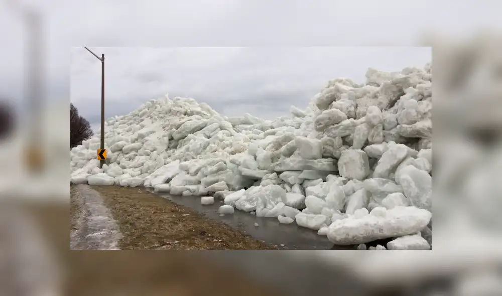 Sorprendente "Tsunami de hielo" llega a Estados Unidos y causa alarma en el mundo [VIDEOS]