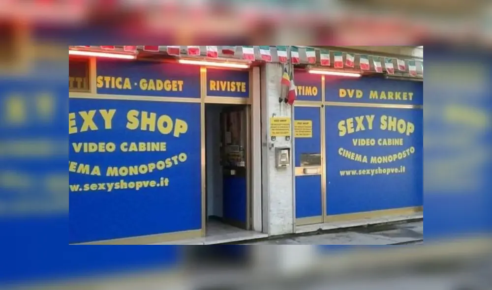 Un hombre de 60 años murió dentro de una cabina en donde proyectan películas para adultos, en Venecia (Italia). Foto: Difusión