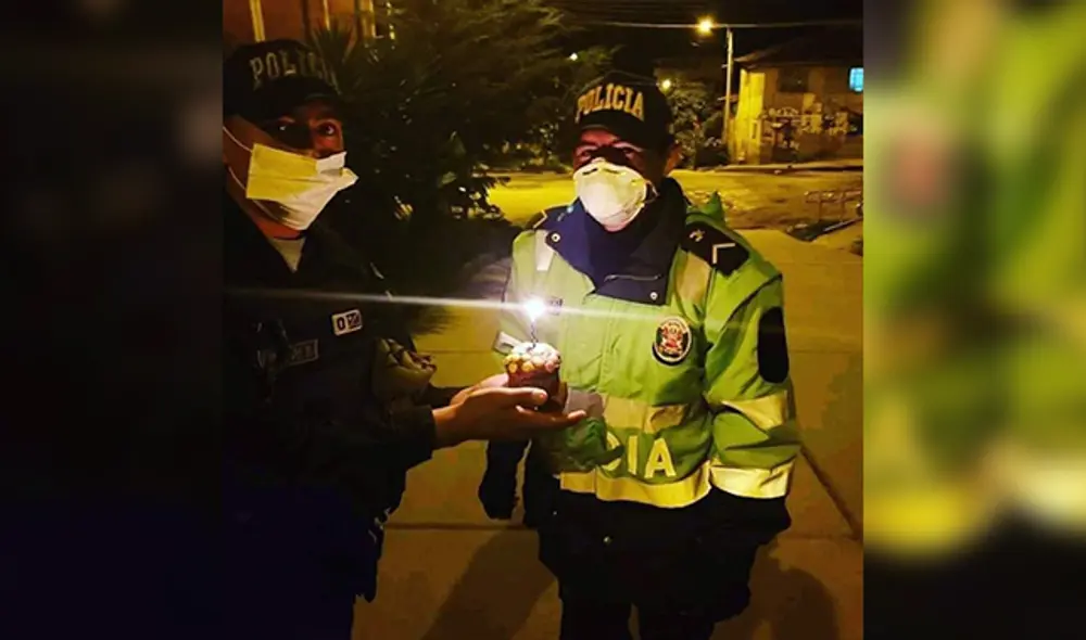 policia coroanvirus cumpleaños toque de queda