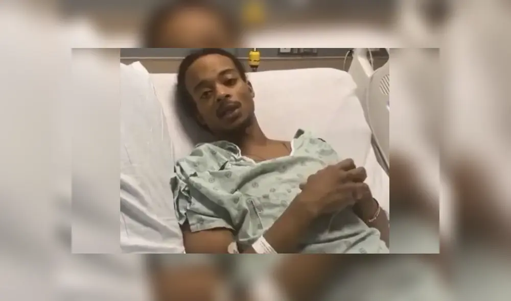 El joven afroamericano no habló sobre el policía que disparó siete veces contra él. Foto: captura/redes sociales El joven afroamericano no habló sobre el policía que disparó siete veces contra él. Foto: captura/redes sociales