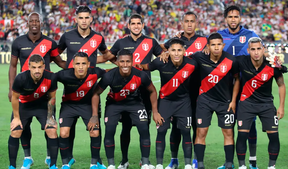 Los once titulares de la selección peruana que enfrentaron a Brasil después de la final de la Copa América 2019. | Foto: GLR