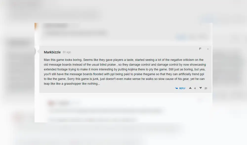 Death Stranding genera críticas. Death Stranding genera críticas.