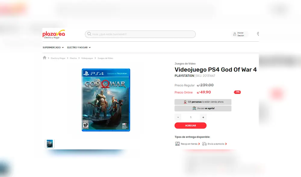 God of War de PS4 con increíble oferta por el Cyber Monday