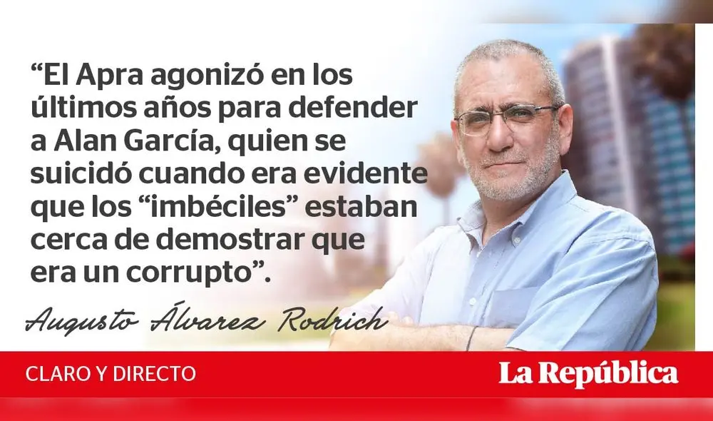 Ahora sí es el fin de Alan García