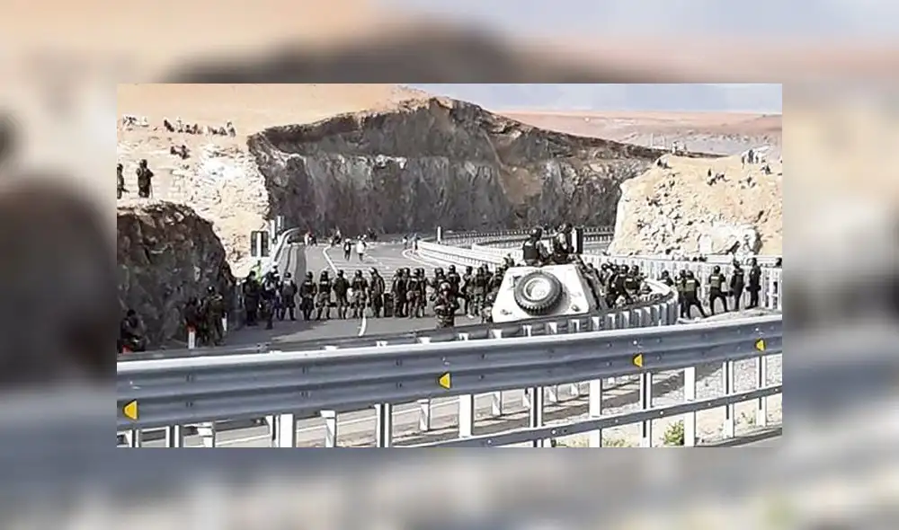 Arequipa: nuevo enfrentamiento en Matarani por Tía María Arequipa: nuevo enfrentamiento en Matarani por Tía María