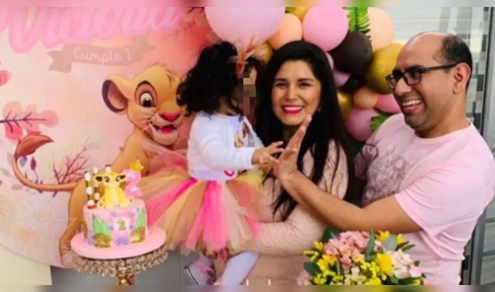 Lady Guillén y su pareja celebrando el cumpleaños de su hija con fiesta virtual. FOTO: Instagram de Lady Guillén Lady Guillén y su pareja celebrando el cumpleaños de su hija con fiesta virtual. FOTO: Instagram de Lady Guillén