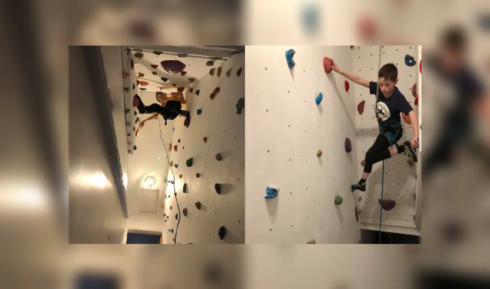 Desliza las imágenes para ver las fotos de la increíble idea de un padre para entretener a sus hijos durante la cuarentena. (Foto: Facebook)