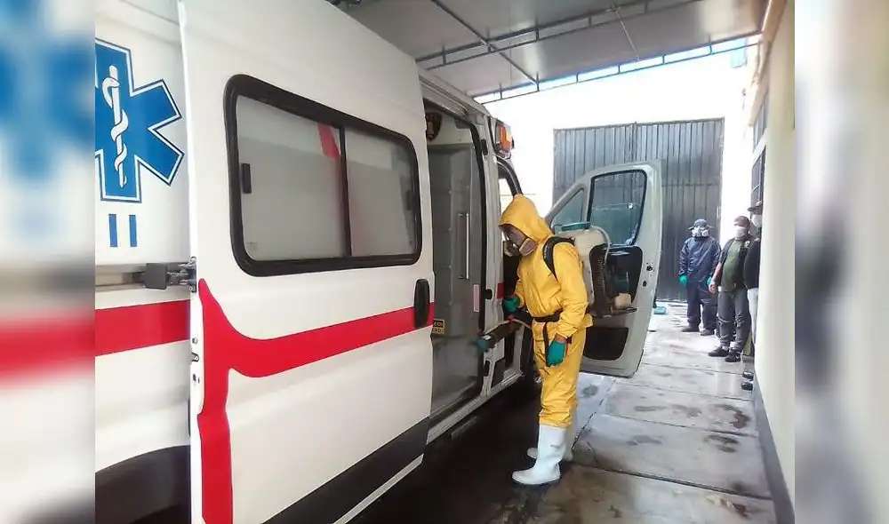 INPE desinfecta instalaciones de penal Barbadillo | Créditos: INPE INPE desinfecta instalaciones de penal Barbadillo | Créditos: INPE