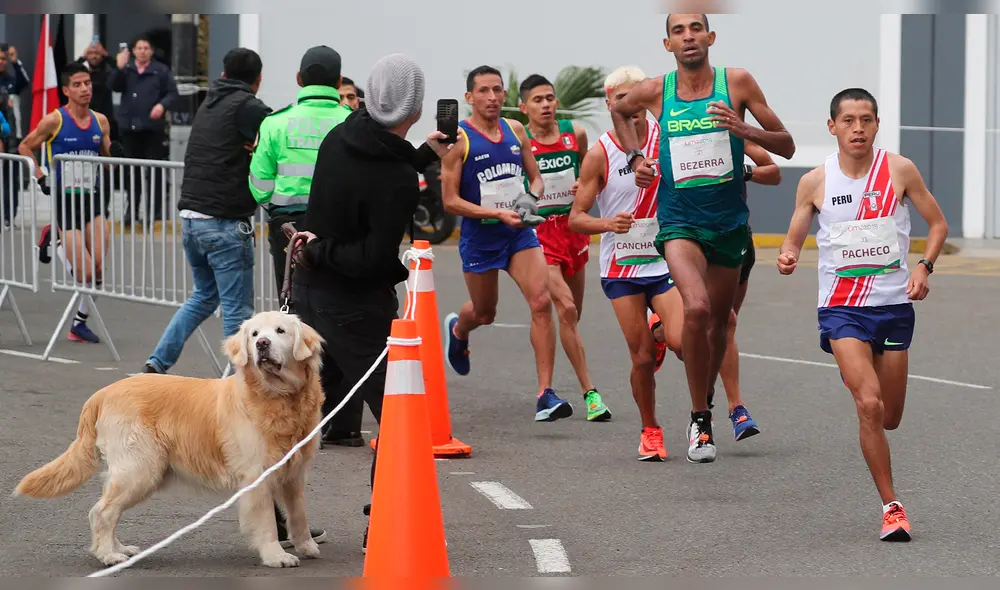 Juegos Panamericanos 2019: Cristhian Pacheco confesó antes del atletismo practicaba fútbol en Huancayo. Foto: EFE Juegos Panamericanos 2019: Cristhian Pacheco confesó antes del atletismo practicaba fútbol en Huancayo. Foto: EFE