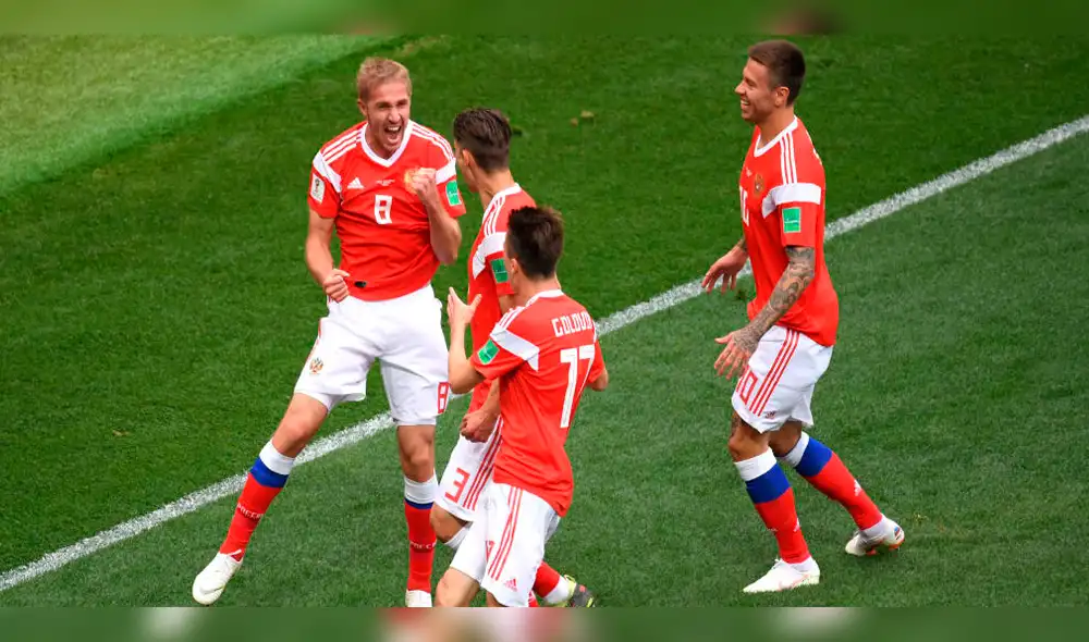 Rusia vs Arabia Saudí: Gazinski marcó el primer gol del Mundial Rusia 2018 Rusia vs Arabia Saudí: Gazinski marcó el primer gol del Mundial Rusia 2018