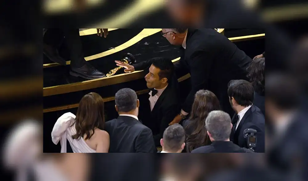 Rami Malek se resbaló tras ganar el Oscar por 'Bohemian Rhapsody' [VIDEO]