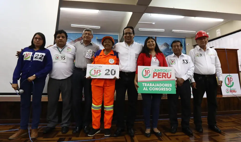 Elecciones 2020: Juntos por el Perú firma compromiso por derechos laborales Elecciones 2020: Juntos por el Perú firma compromiso por derechos laborales