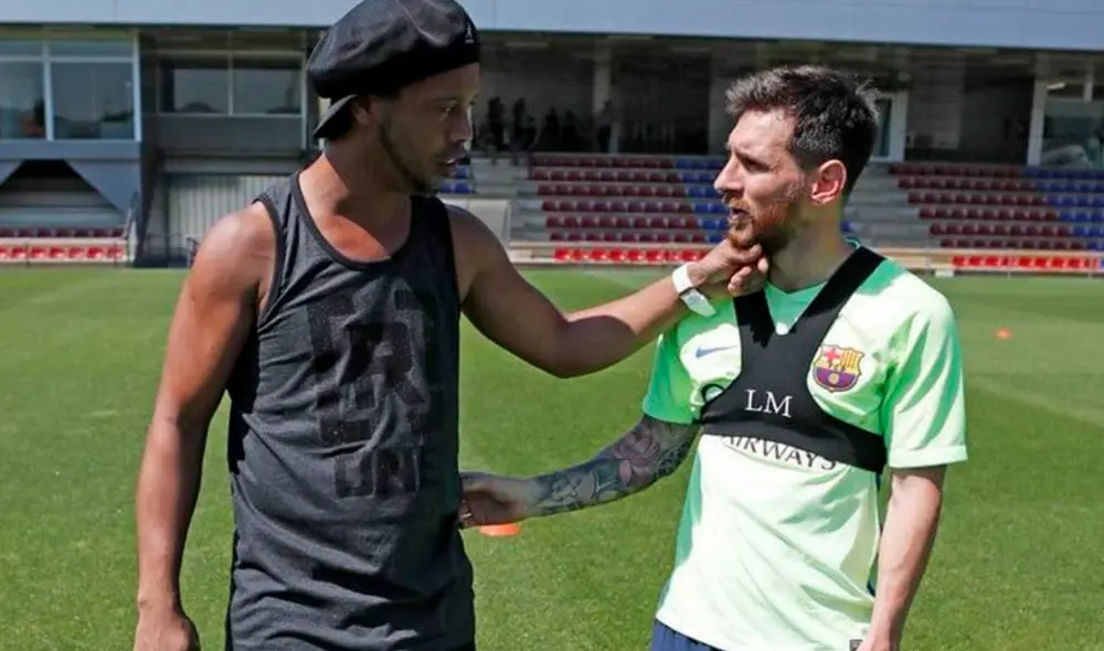 Ronaldinho aseguró que Lionel Messi es el mejor de su época pero no de la historia.