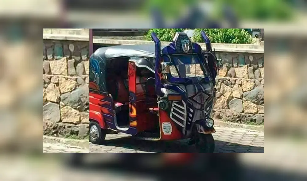 Facebook: convierte una simple mototaxi en un 'Transformer' y todos quieren subir [FOTOS]