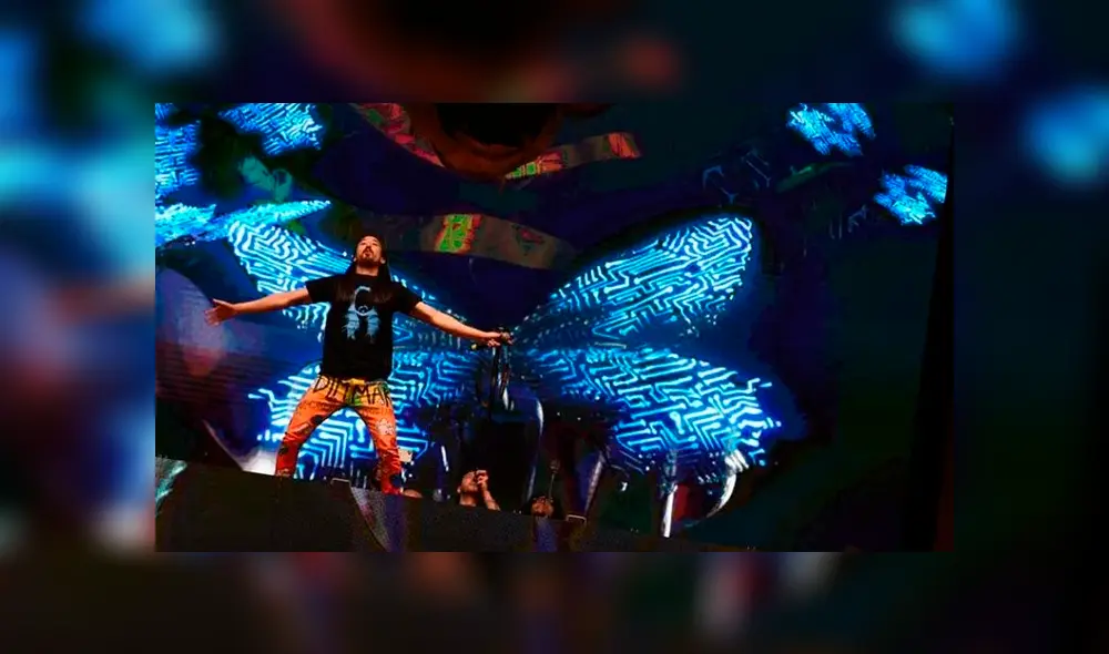 DJ Steve Aoki alborotó a sus seguidores en el Festival de Música Electrónica  [VIDEO]
