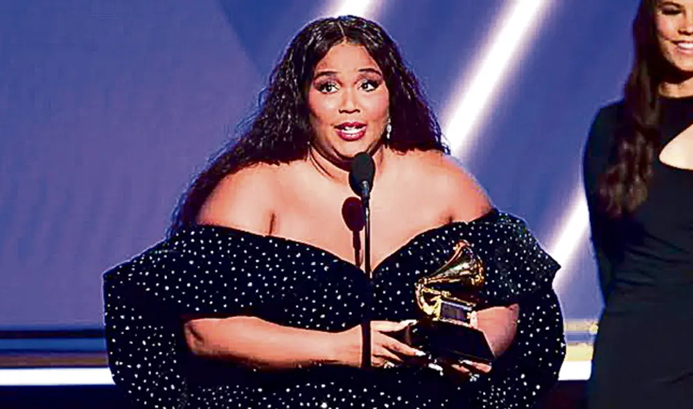 Lizzo. La rapera estuvo nominada en ocho categorías.
