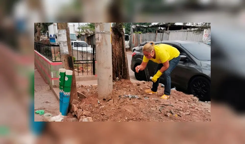 La Casa de Noé se encargó de limpiar el comedero. (Fuente: Facebook)