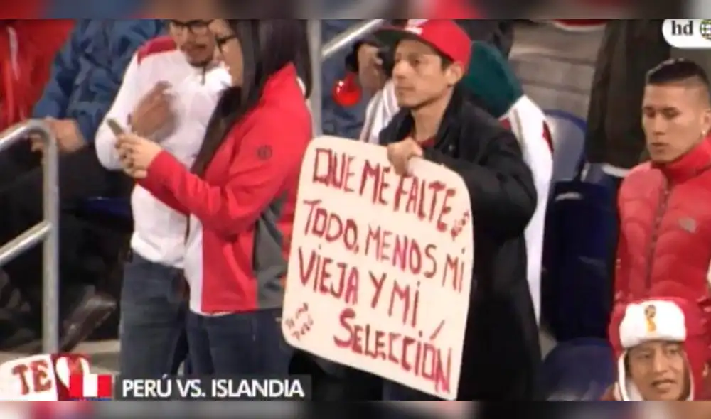 Hincha peruano: “Que me falte todo, menos mi madre y mi selección” [VIDEO]