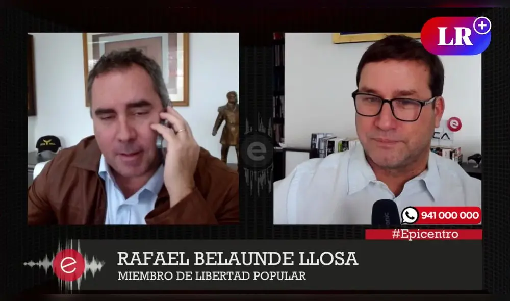 René Gastelumendi en Claro y Directo. Foto: LR+ René Gastelumendi en Claro y Directo. Foto: LR+