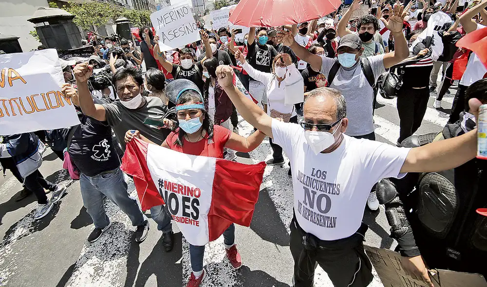 manifestaciones renuncia merino congreso foto john reyes