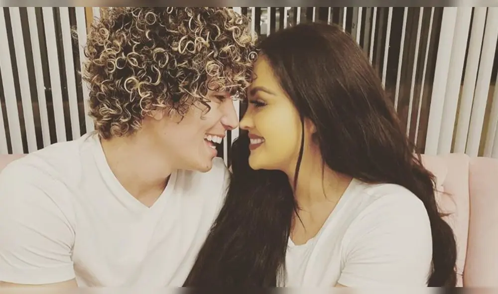 Michelle Soifer posa junto a Giuseppe Benignini