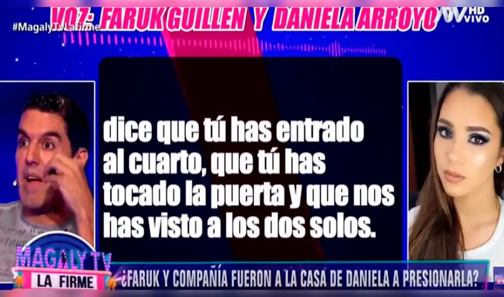 Nuevo audio de Nicola y Faruk amenazando a Daniela Arroyo [VIDEO]