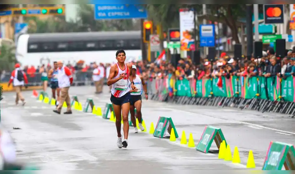 Juegos Panamericanos: Jose Carlos Mamani fue descalificado tras constantes infracciones en el tramo de la competencia. Foto: Eric Villalobos / La República.