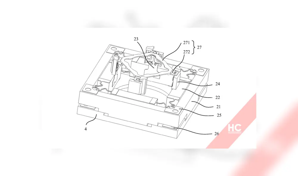 El lente tendría una p
