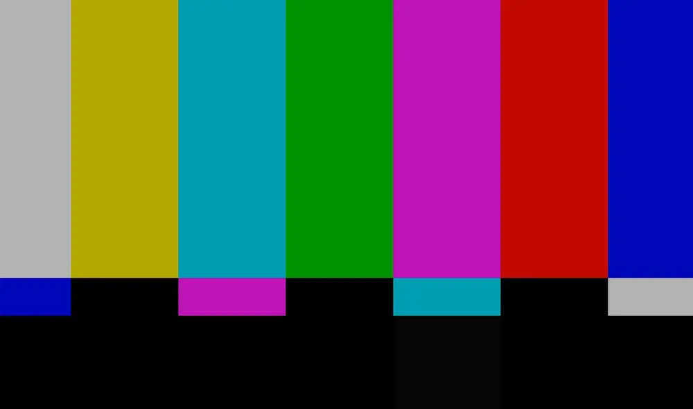 En este formato encontramos 7 barras de colores a 75% de intensidad. Foto: Ámbito